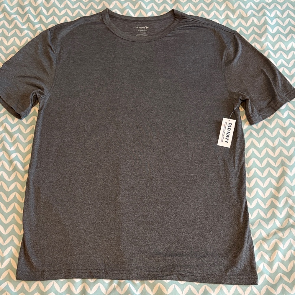 Old Navy Boy's Charcoal Short Sleeve Tee